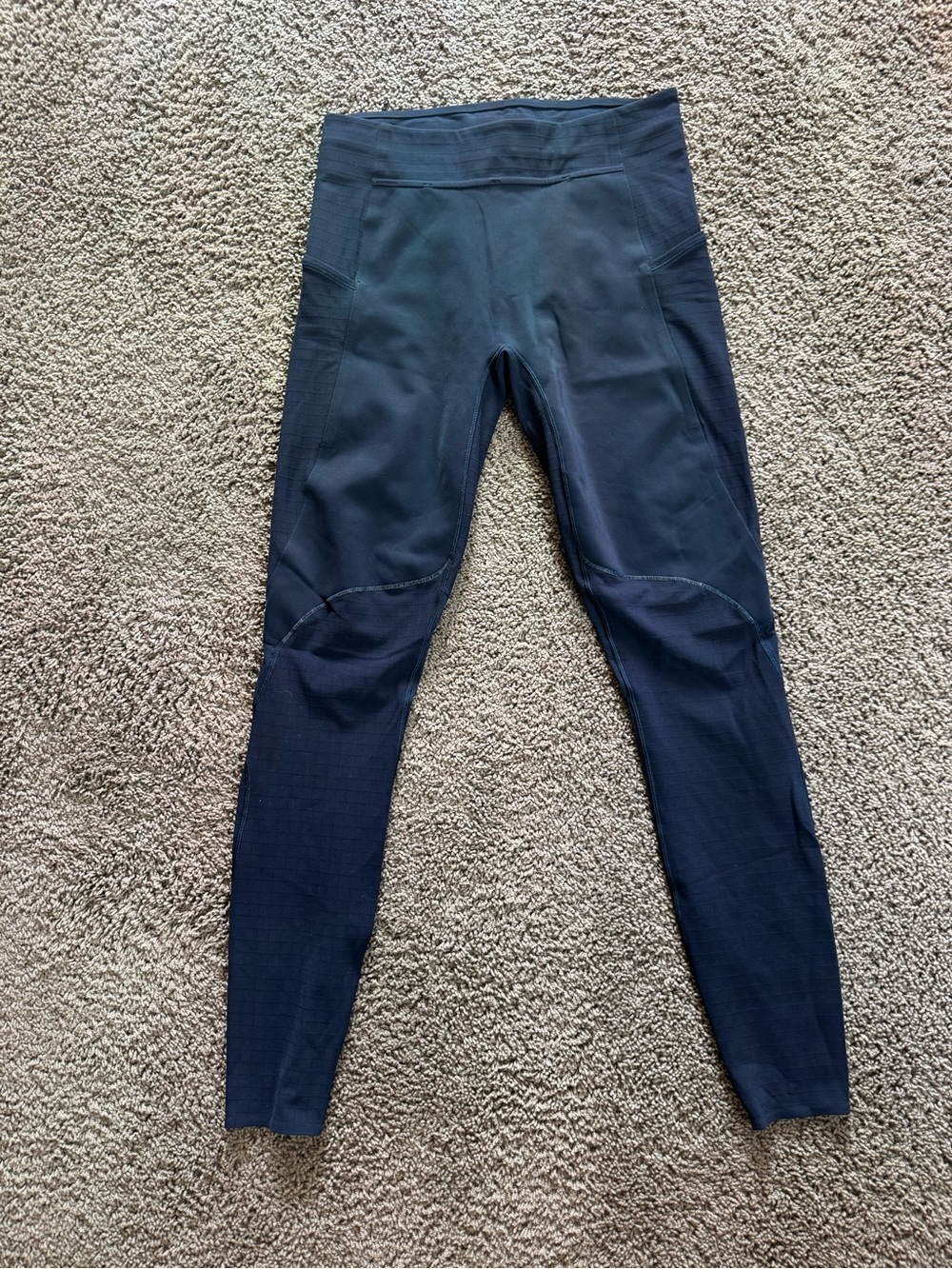 Lululemon Navy High-Waist Athletic Leggings